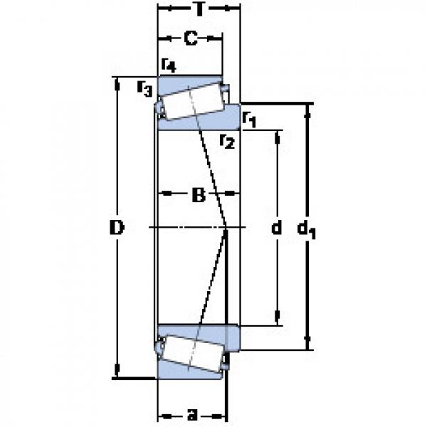 المحامل 31311 J2/QCL7C SKF #1 image