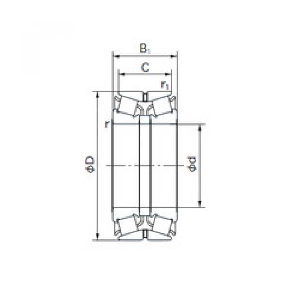 Rodamiento 80KBE02 NACHI #1 image