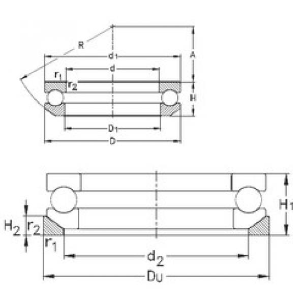 roulements 53218+U218 NKE #1 image