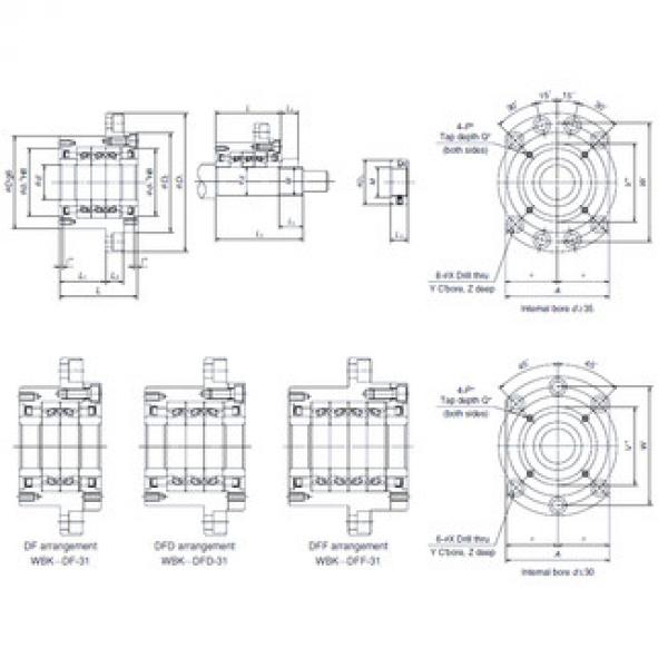 Bantalan WBK17DF-31 NSK #1 image