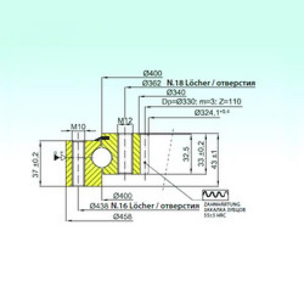 Bantalan ZB1.16.0400.200-1RTTN ISB #1 image