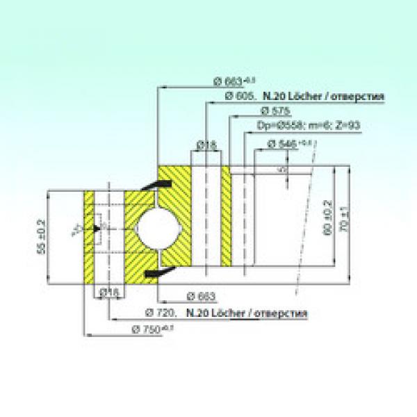 підшипник ZB1.25.0663.201-1SPPN ISB #1 image