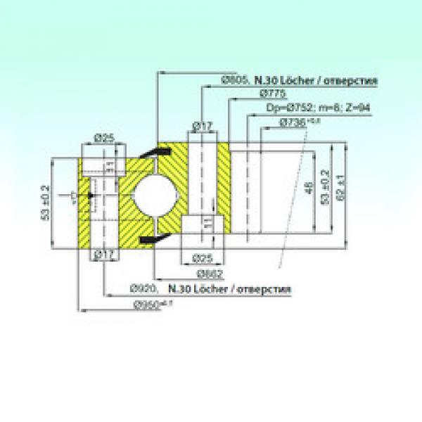 Подшипник ZB1.25.0860.200-1SPPN ISB #1 image