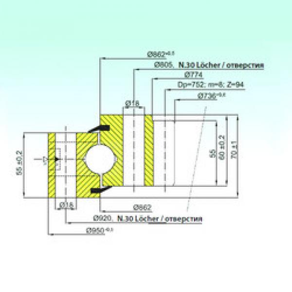 Bantalan ZB1.25.0862.200-1SPPN ISB #1 image