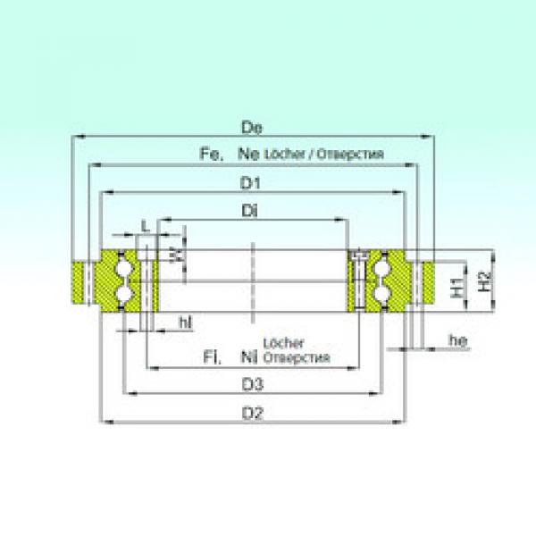 підшипник ZKLDF395 ISB #1 image