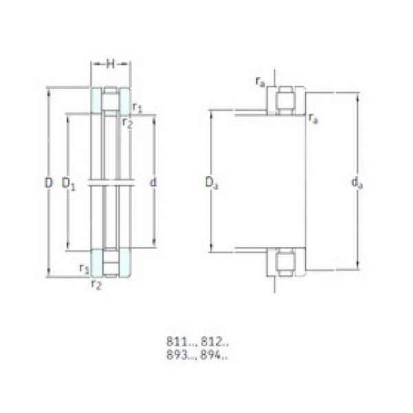 roulements 811/600M SKF #1 image