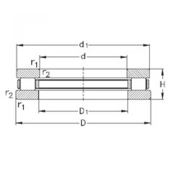 roulements 81212-TVPB NKE #1 image