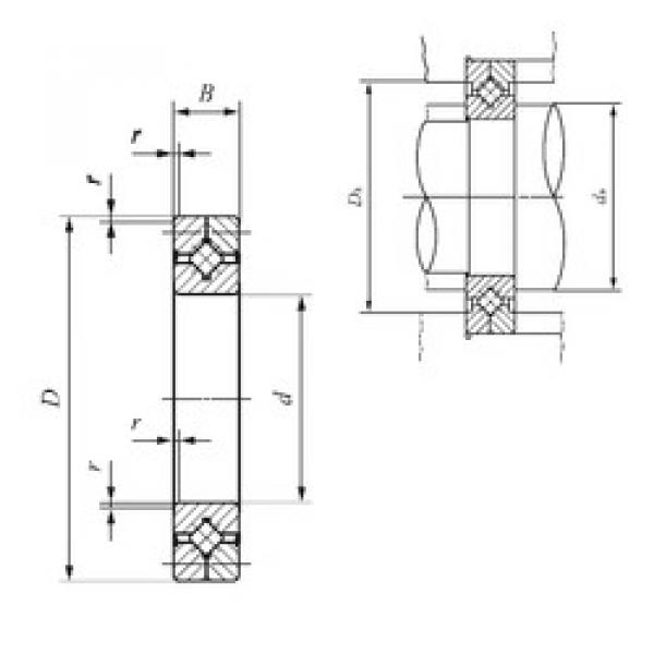 roulements CRB 11020 UU IKO #1 image