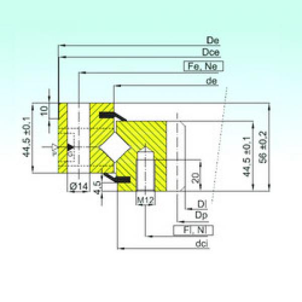 Rodamiento ZR1.14.0544.200-1SPTN ISB #1 image