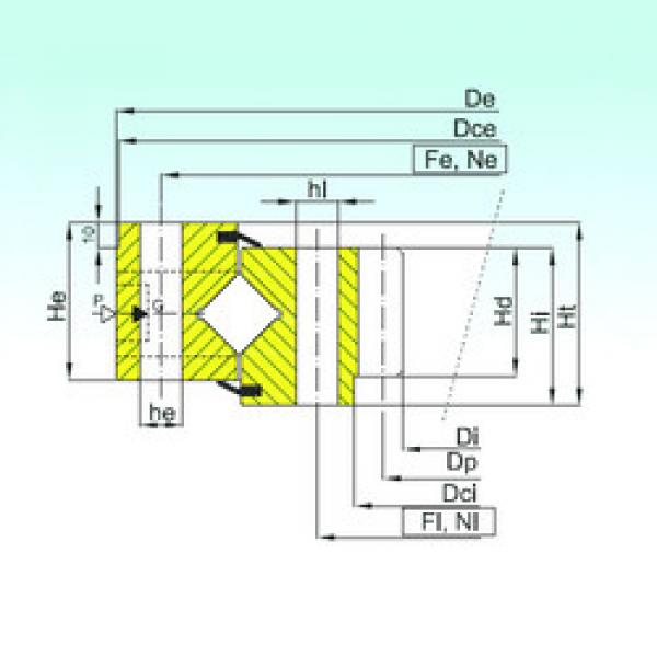 Rodamiento ZR1.45.1606.400-1SPPN ISB #1 image