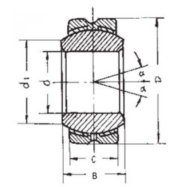 підшипник GEBK12S FBJ #1 image