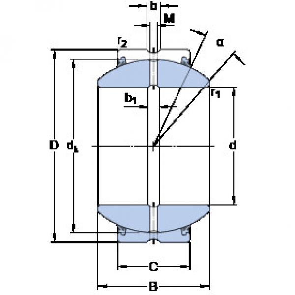 المحامل GEZH 204 ES-2RS SKF #1 image