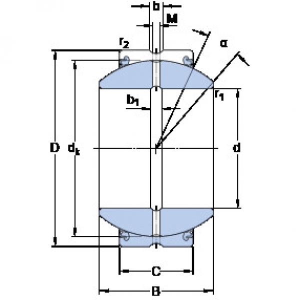 Подшипник GEZH 108 ES-2LS SKF #1 image