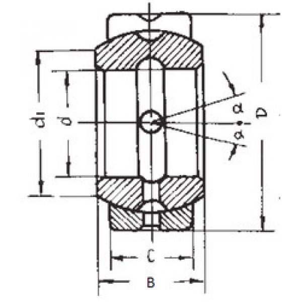 Подшипник GEZ127ES FBJ #1 image