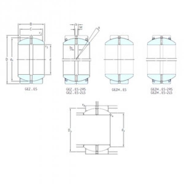 Подшипник GEZ106ES-2LS SKF #1 image