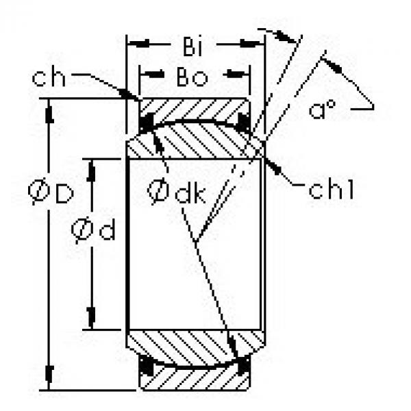 المحامل GEZ34ET-2RS AST #1 image