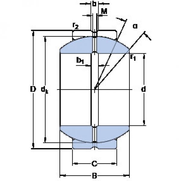 Подшипник GEZH 312 ES SKF #1 image