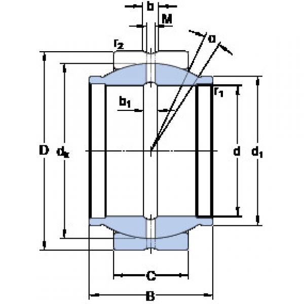 Подшипник GEZM 010 ES SKF #1 image