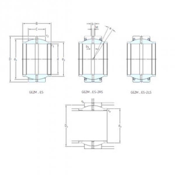 المحامل GEZM100ES-2RS SKF #1 image