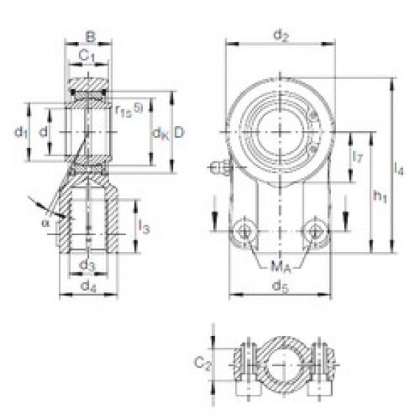 المحامل GIHN-K 12 LO INA #1 image