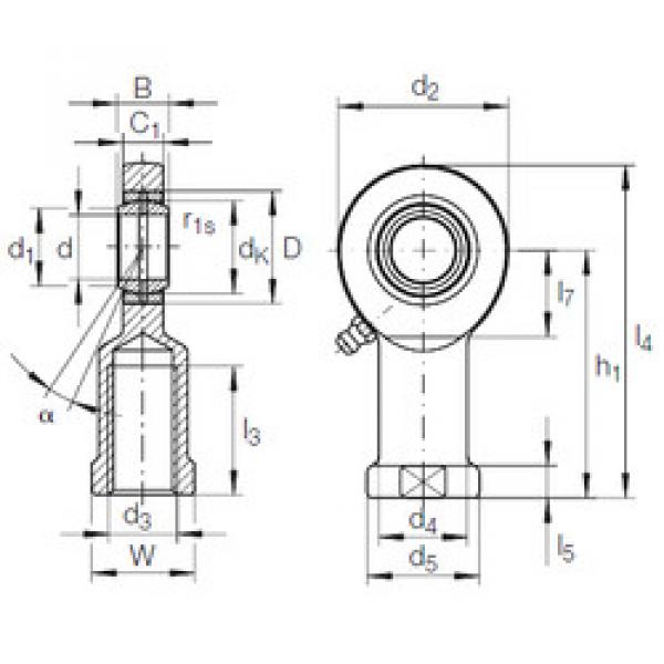 المحامل GIR 35 DO-2RS INA #1 image