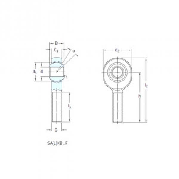 Rodamientos SALKB8F SKF #1 image