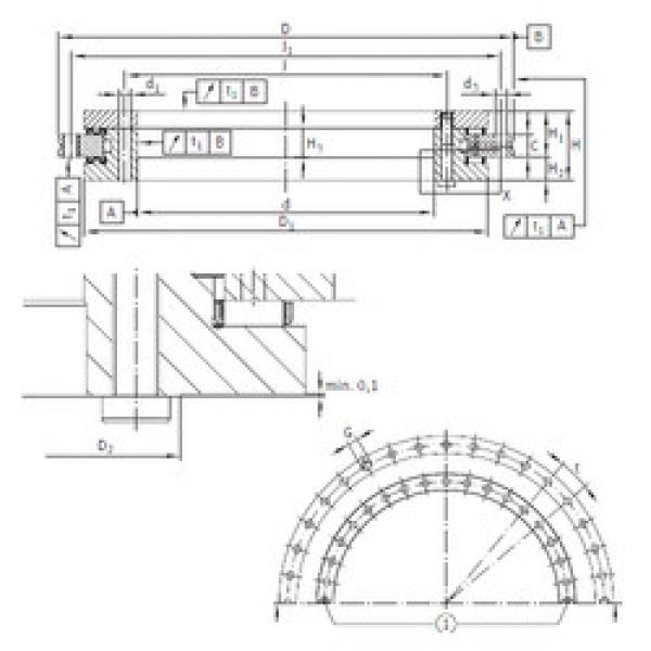 Complex Bearings YRTE260 INA #1 image