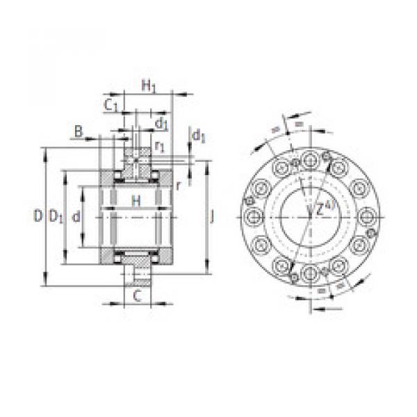 Complex Bearings ZARF1762-TV INA #1 image