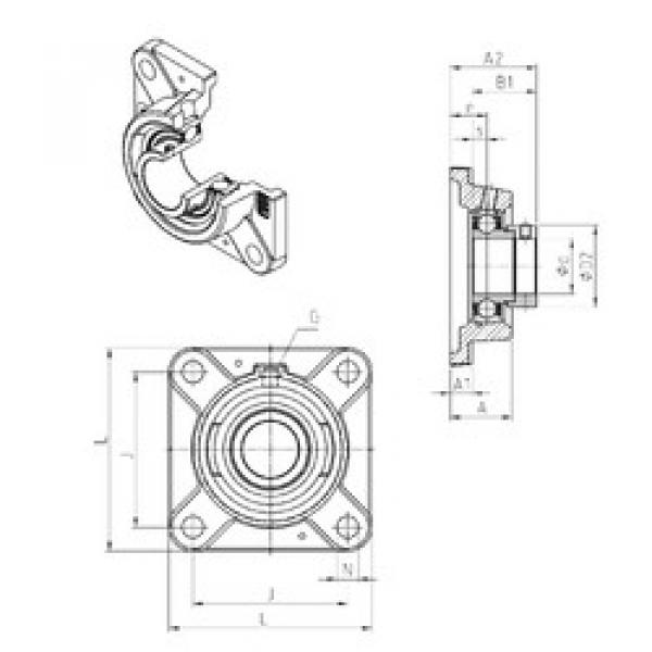 roulements ESFE205 SNR #1 image