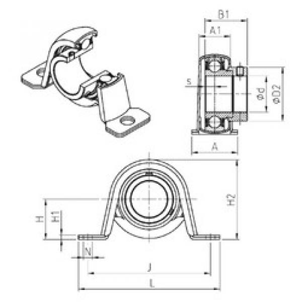 roulements ESPP205 SNR #1 image