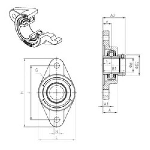 roulements EXFL308 SNR #1 image