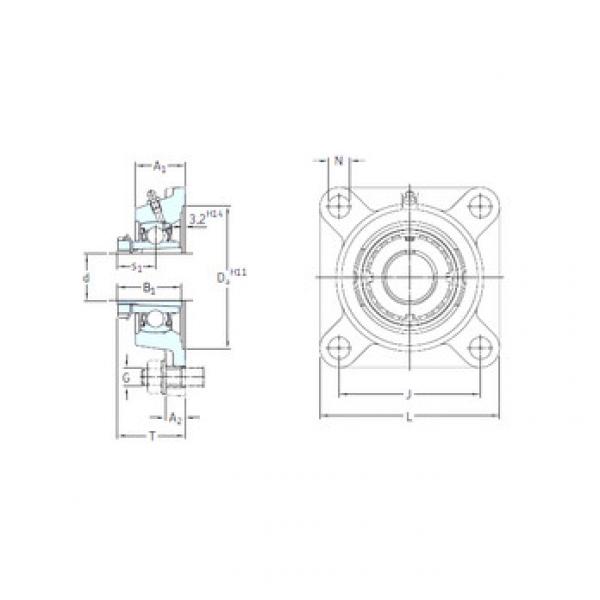 roulements FYJ 40 KF+HE 2308 SKF #1 image