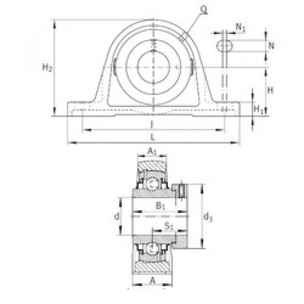 roulements RAK1-3/4 INA #1 image