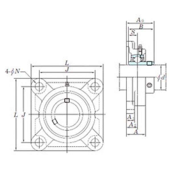 Bantalan UXPX11-36 KOYO #1 image