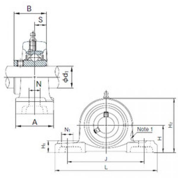 roulements UCP324 NACHI #1 image