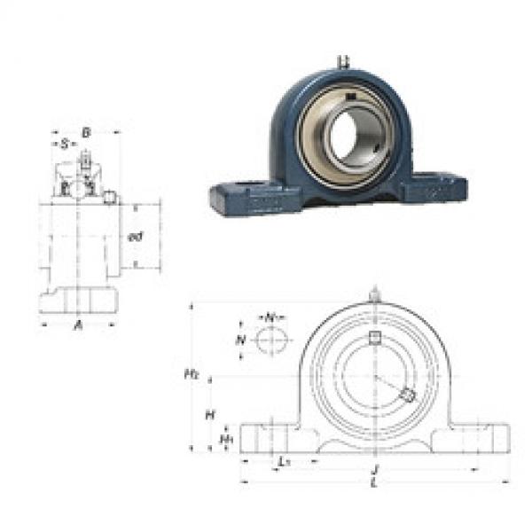 roulements UCP208-24 FYH #1 image