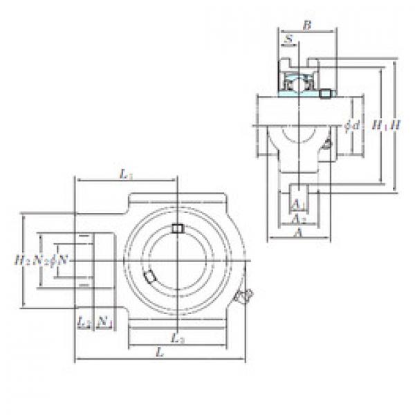 Rodamiento UCT209-28E KOYO #1 image