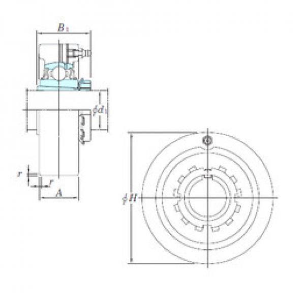 підшипник UKC322 KOYO #1 image