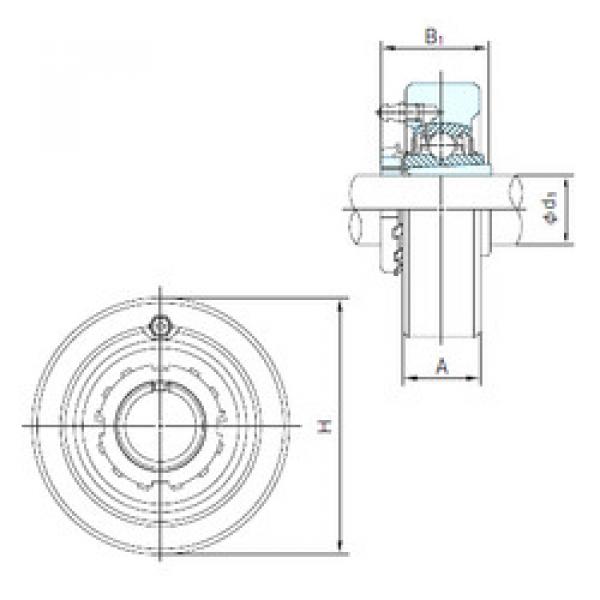 підшипник UKC306+H2306 NACHI #1 image