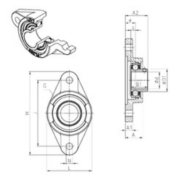 Подшипник USFL202 SNR #1 image