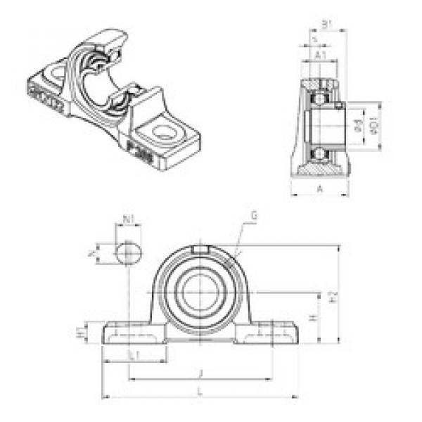 Rodamiento USP203 SNR #1 image