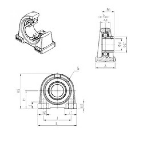 Rodamiento USPAE210 SNR #1 image