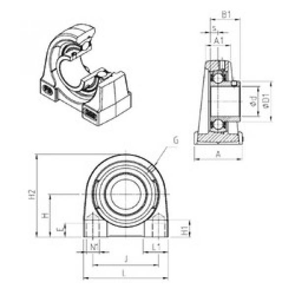 Bearing housed units USPG201 SNR #1 image