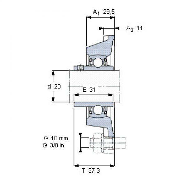 Bearing housed units YAR 204-2FW/VA201 SKF #1 image