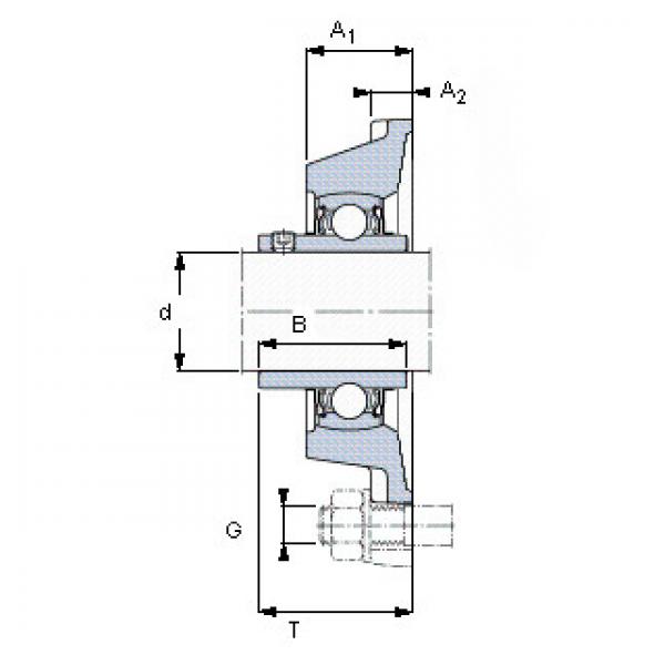 Bantalan YAR 204-2FW/VA228 SKF #1 image