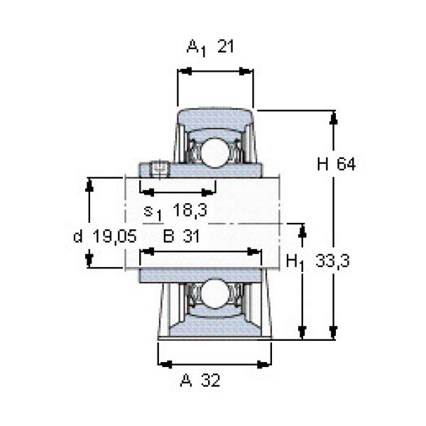 Bantalan YAR 204-012-2FW/VA228 SKF #1 image