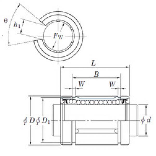 linear bearing shaft SDM120OP KOYO #1 image