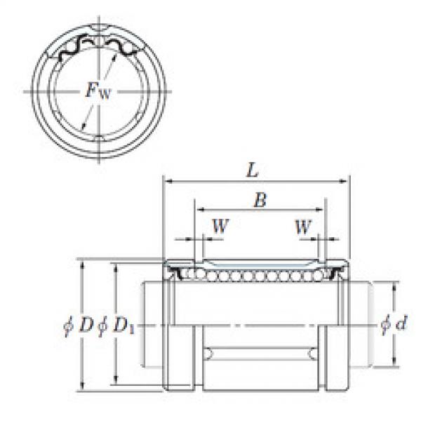 linear bearing shaft SDM10 KOYO #1 image