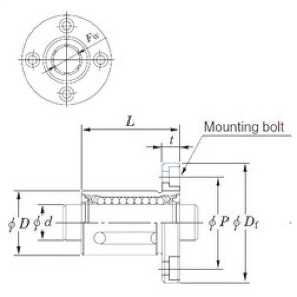 linear bearing shaft SDMF10 KOYO #1 image