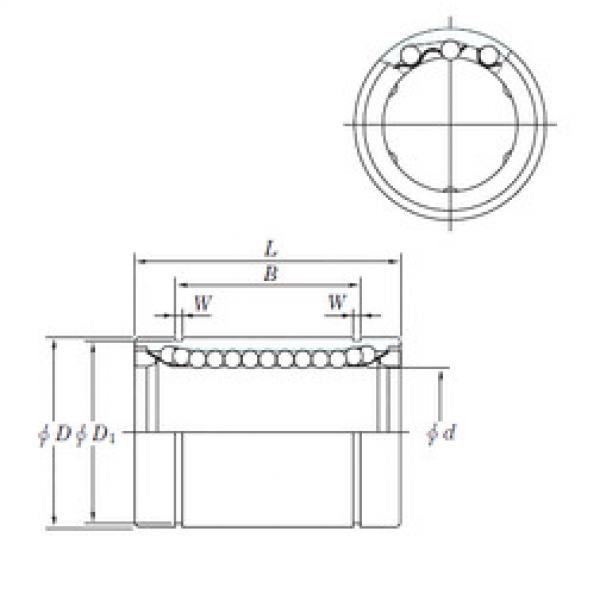 linear bearing shaft SESDM10 KOYO #1 image